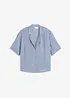 Camicetta in satin con colletto a revers, bonprix