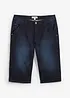 Bermuda in jeans lunghi elasticizzati, regular fit, bonprix