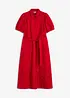 Abito con ricami traforati in puro cotone, bonprix