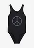 Costume intero con applicazione, bonprix