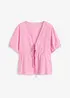Blusa con laccetti, bonprix