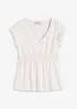 Maglia con ricami traforati, bonprix