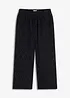 Pantaloni culotte con ricami traforati, bonprix