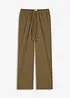 Pantaloni larghi con effetto operato, bonprix