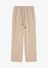 Pantaloni larghi con effetto operato, bonprix