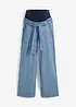 Pantaloni prémaman 2 in 1 leggeri con fascia in vita a mezza altezza, bonprix