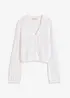 Cardigan cropped effetto uncinetto, bonprix