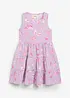 Abito di jersey crinkle operato, bonprix