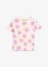 T-shirt in misto cotone biologico elasticizzato, bonprix