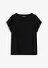 Maglia in viscosa con pizzo, bonprix