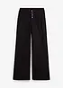 Pantaloni a palazzo lunghi  in misto lino, bonprix