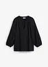 Blusa oversize in mussola di cotone, bonprix