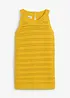 Top in maglia traforata in misto lino, bonprix