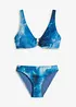 Bikini in materiale glitterato (set 2 pezzi), bonprix