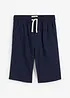 Shorts con elastico in vita in misto cotone fresco e leggero, regular fit, bonprix