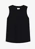 Top in maglia di cotone con lavorazione a rilievo, bonprix