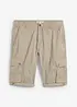 Bermuda cargo in puro cotone, regular fit, bonprix
