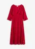 Abito in pizzo con volant, bonprix