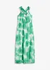 Abito in chiffon con spalline e accessori decorativi, bonprix