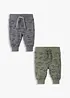 Pantaloni di jersey in cotone biologico (pacco da 2), bonprix