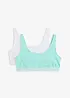 Reggiseno bustier con cotone biologico (pacco da 2), bonprix