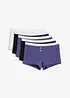 Boxer aderenti da donna con cotone biologico (pacco da 5), bonprix