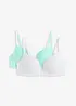 Reggiseno push-up senza ferretto con cotone (pacco da 2), bonprix