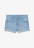 Shorts di jeans, vita media, bonprix