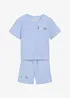 T-shirt in piquet e pantaloni corti (set 2 pezzi) in cotone biologico, bonprix