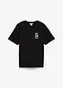 T-shirt in cotone biologico con stampa dietro, bonprix