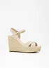 Sandali con zeppa, bonprix