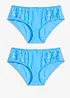 Slip alto con pizzo delicato (pacco da 2), bonprix