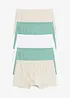 Boxer aderenti con cotone biologico morbido (pacco da 5), bonprix