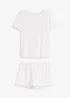 Pigiama estivo in jersey pointoille, bonprix