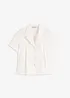 Blusa cropped a maniche corte in popeline di cotone, bonprix