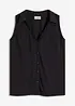 Top stile polo in piquet di viscosa, bonprix