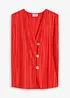 Top plissettato, bonprix