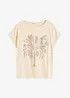 Maglia in cotone con borchiette applicate, bonprix