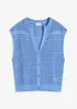 Cardigan traforato a maniche corte, bonprix
