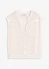 Cardigan traforato a maniche corte, bonprix