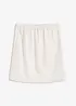 Minigonna in misto lino, bonprix