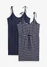 Abito in jersey di puro cotone (pacco da 2), bonprix