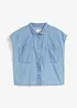 Camicia di jeans in cotone fluente, bonprix