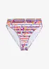 Slip sgambato a vita alta per bikini, bonprix