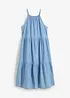 Abito di jeans in cotone fluente, bonprix
