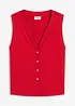 Gilet effetto maglia a coste, bonprix