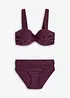 Bikini a balconcino con spalline imbottite (set 2 pezzi), bonprix