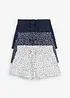 Shorts di jersey in puro cotone biologico (pacco da 3), bonprix