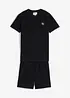 T-shirt e pantaloni corti in cotone biologico (set 2 pezzi), bonprix