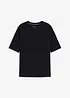 T-shirt per sport oversize con cotone, ad asciugatura rapida, bonprix